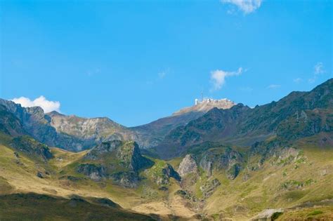 Premium Photo Look Up From Far On The Mountain Trails Of The Pic Du
