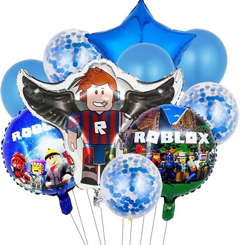 Na Roblox Balloons Birthday Decorations Roblox Party Supplies Party Balloons Foil Balloon