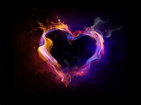 Fire Heart Love Hd Wallpaper 1080p Hd Wallpaper