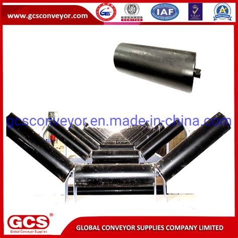 Belt Conveyor Roller Carrier Idler Roller Of Bulk Conveyor China