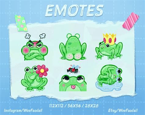 Frog Emotes Pack Twitch Discord Youtube Twitch Emotes Discord