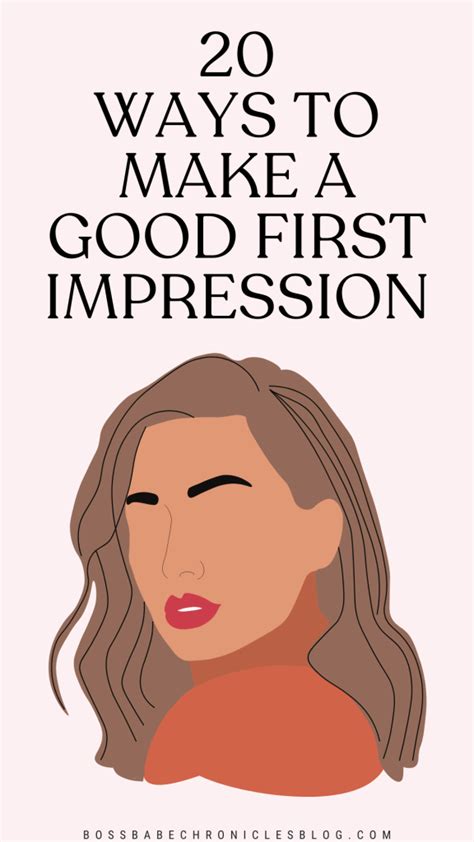 20 Ways to Make a Good First Impression - Boss Babe Chronicles