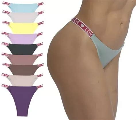 Tanga Deportiva Bragas Mujer Hilo Sexy Pack Piezas Brillos Meses