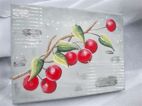 Tutoriel Home D Co Peindre Des Cerises Tableaux Home D Co