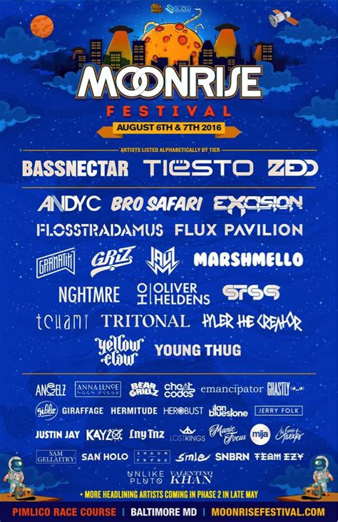 Baltimores Moonrise Festival Announces Incredible Phase 1 Lineup Edm