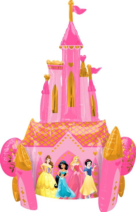 Ballon En Aluminium G Ant Marchant Satin Ch Teau Princesses De Disney