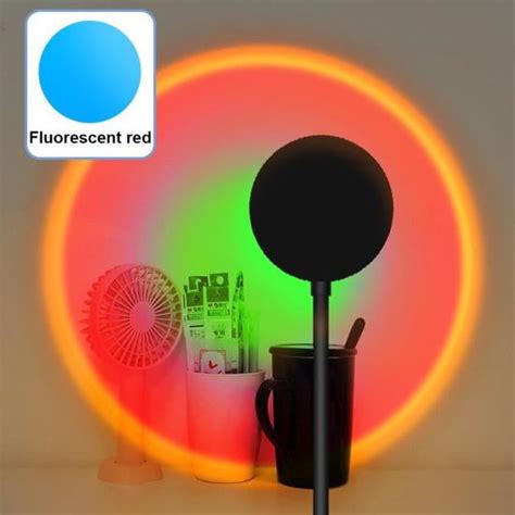 Lampe De Projection LED Couleur Arc En Ciel 5V USB Veilleuse