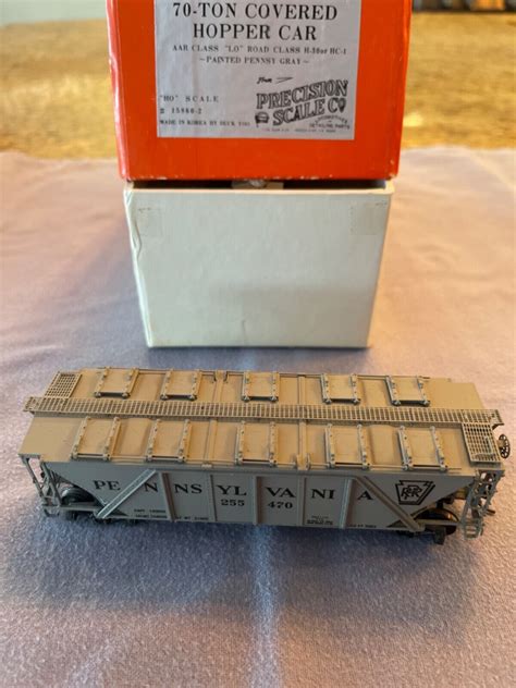 Precision Scale 15860 2 Hobrass Prr 70 Ton Covered Hopper Car Ebay