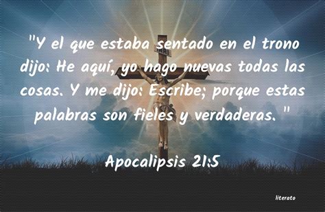 La Biblia Apocalipsis 21 5