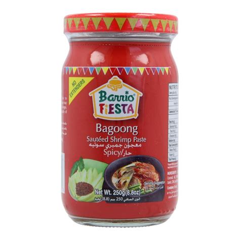 Barrio Fiesta Barrio Fiesta Bagoong Saut Ed Shrimp Paste Spicy G