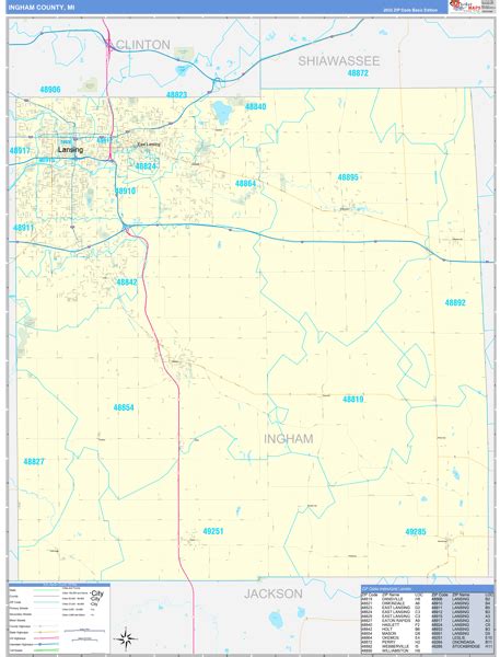 Map Books of Ingham County Michigan - marketmaps.com