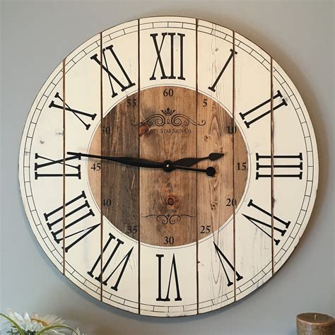 Rustic Clock Wall This Project Requires A Pallet