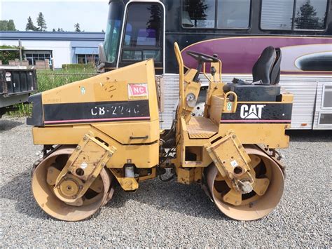 Cat Cb C Smooth Double Drum Vibratory Roller Kenmore Heavy