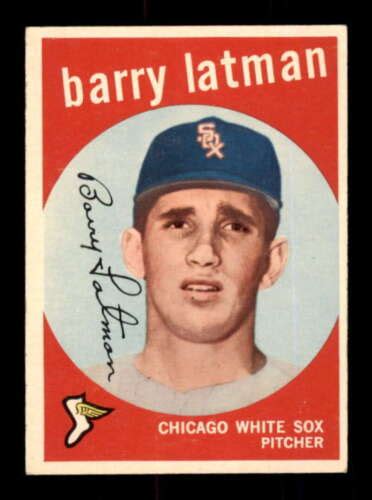 Topps Barry Latman Vg Vgex Rc Rookie White Sox Ebay