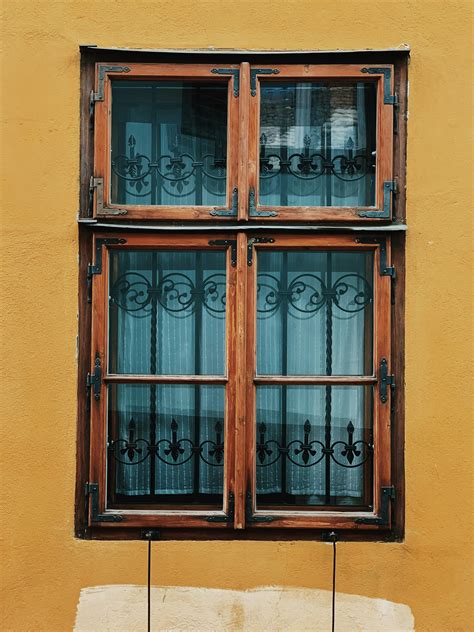 Glass Window With Wooden Frame · Free Stock Photo