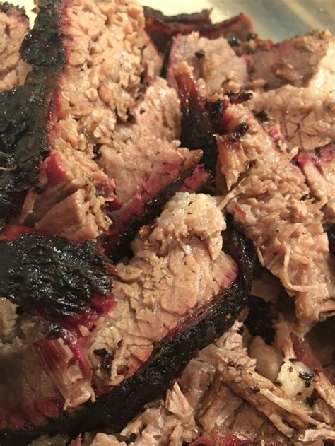 Homemade Smoked Brisket Food