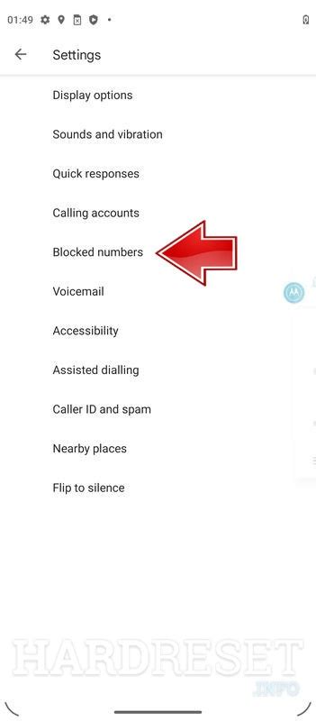 Block Number Motorola Moto G S How To Hardreset Info