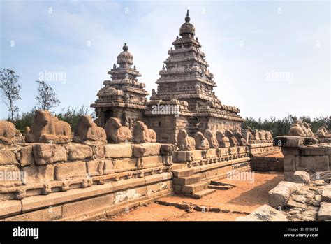 Shore Temple, Mahabalipuram, Tamil Nadu, India Stock Photo - Alamy