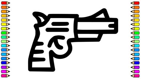 C Mo Dibujar Una Pistola Dibujamos Una Pistola Paso A Paso Dibujos