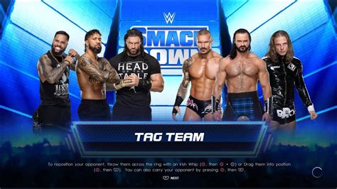 WWE 2K22 TAG TEAM FULL MATCH YouTube