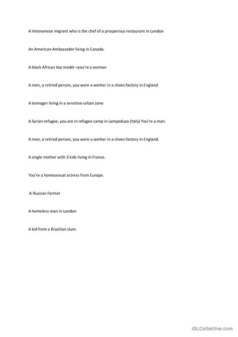 Stereotypes English Esl Worksheets Pdf And Doc