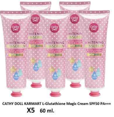 5 KARMART Doll Cathy Cream Whitening Magic L Glutathione Sunscreen