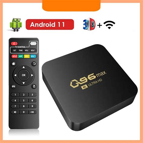 Q96 MAX WIFI HD 4K Smart TV Box 4G Set Top Box Android 11 Media Player