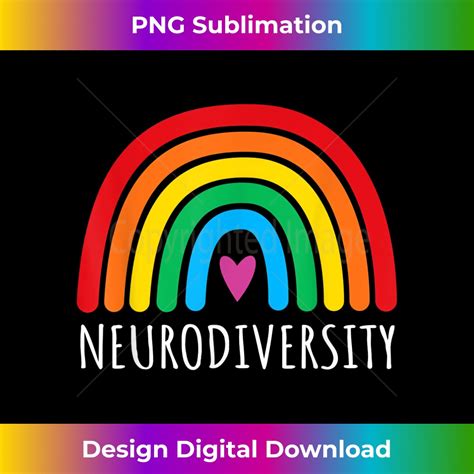 Neurodiversity Rainbow Autism Awareness Month Mens Wome Mi Inspire