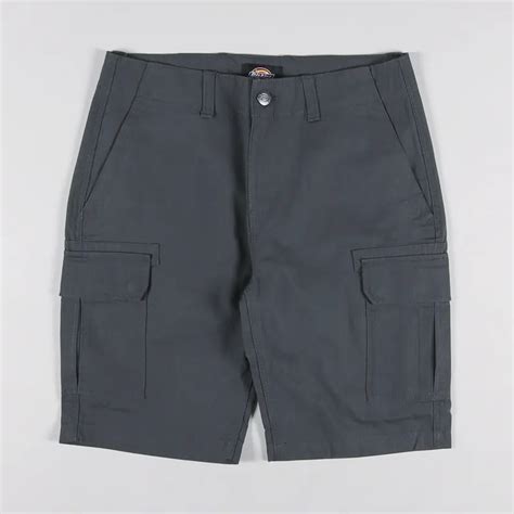 Dickies Mens Ripstop Millerville Shorts Charcoal Grey