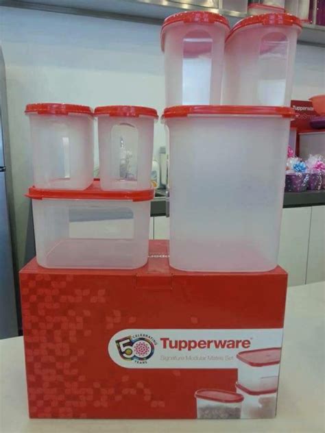 rose_euforia My Tupperware Collection: Tupperware 6 Units Red Modular ...