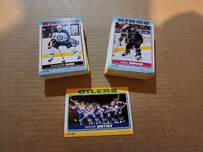 Opc O Pee Chee Complete Hockey Sticker Set S S Ebay