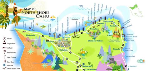 Oahu Maps Seek Spot By Be Our Guest Oahu Havaí Viagens Ao Havaí