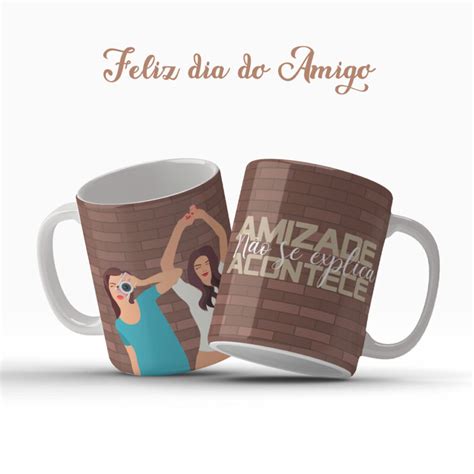 Caneca Dia Do Amigo Personalizada Cod