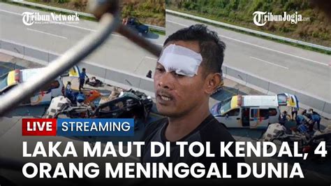 Kecelakaan Maut Pajero Terbelah Usai Tabrak Truk Tronton Di Tol