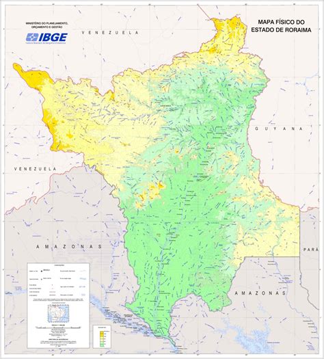 roraima brazil map  avenza systems  avenza maps