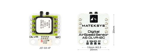 Digital Airspeed Sensor AS DLVR I2C Matek Systems