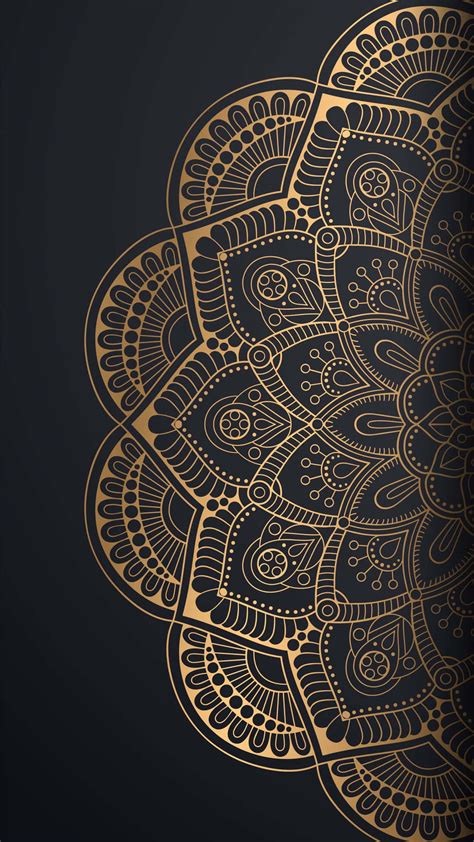 Download Black Gold Seamless Wallpaper | Wallpapers.com