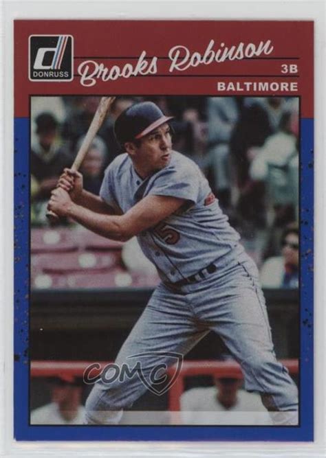 Panini Donruss Retro Holo Blue Brooks Robinson Hof Ebay