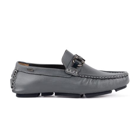 Mocasines Drivers Aar Gris Cuero Colecci N Hendz Shoes