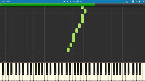 Lost Woods Melody Ocarina Of Time Synthesia Piano Tutorial YouTube