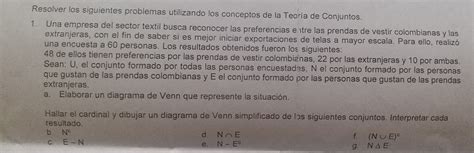 Solved Resolver Los Siguientes Problemas Utilizando Los Conceptos De