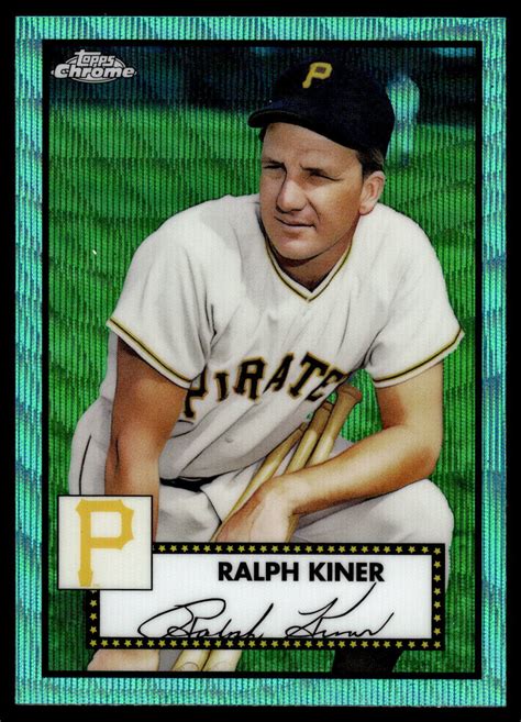 Topps Chrome Platinum Anniversary Aqua Wave Refractor Ralph