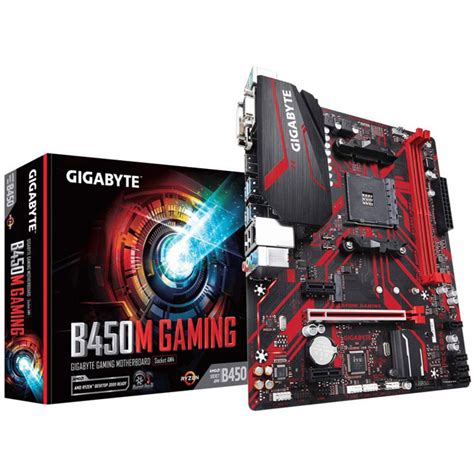 Placa Mãe Gigabyte B450M Gaming Chipset B450 AMD AM4 mATX DDR4