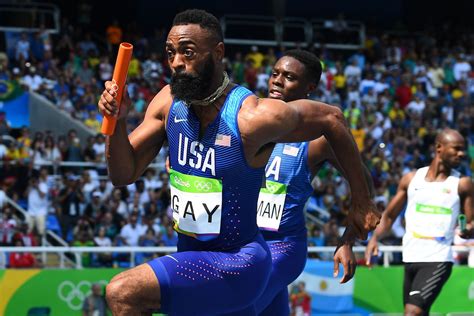 Tyson Gay Has A Lot Of Gold Necklaces Bad Olympic Night GQ