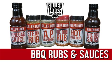 Killer Hogs Bbq Rub And Sauces Youtube