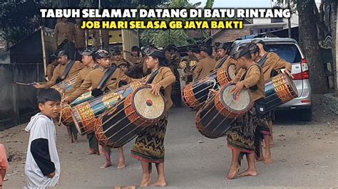 Tabuh Variasi Selamat Datang Di Batu Rintang Job Hari Selasa Gendang