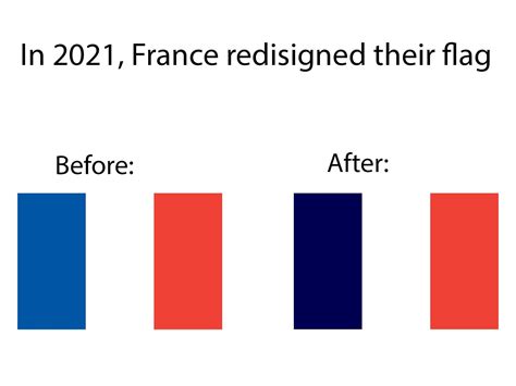 So In 2021 France Redesigned Their Flag Flags