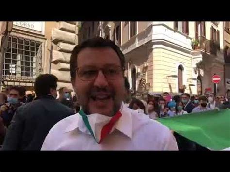 Roma Manifestazione Centrodestra Salvini Meloni E Tajani Giugno