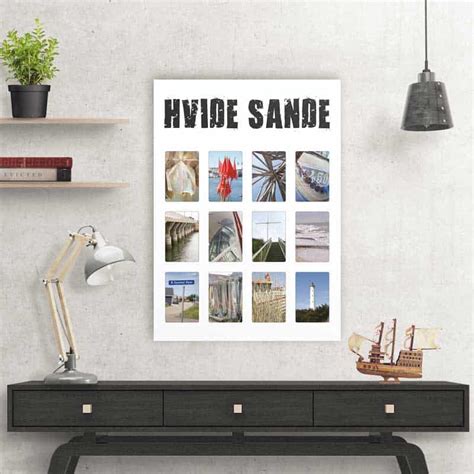 Hvide Sande Collage Foto My HvideSande Billeder Plakater Poster