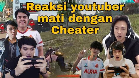 REAKSI YOUTUBER FF MATI DENGAN CHEATER Cepcill Efdewe Frontal